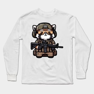 Tactical Tanuki Long Sleeve T-Shirt